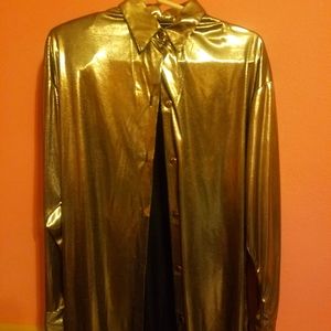 Trimmings Metallic Gold shirt